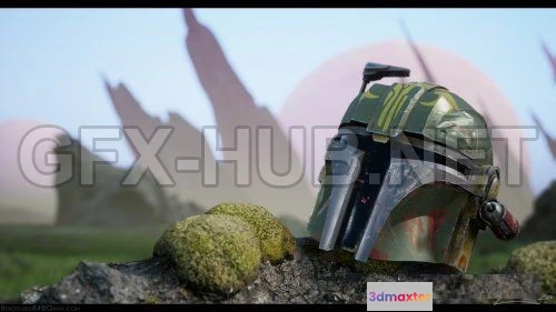 1186672 - PBR Game 3D Model - Mandalorian Helmet