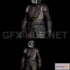 1186674 - PBR Game 3D Model - Mandalorian PBR