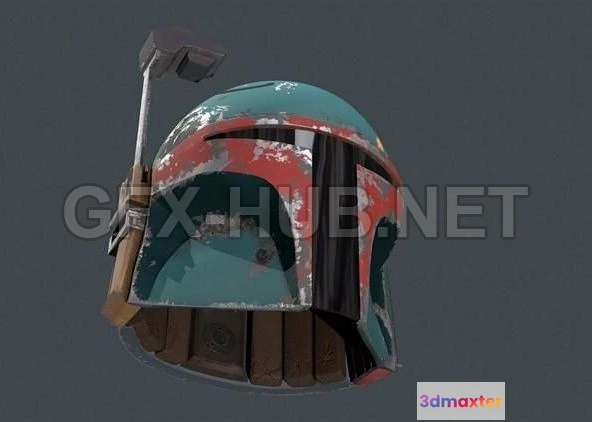 1186676 - PBR Game 3D Model - Mandolorian Helmet