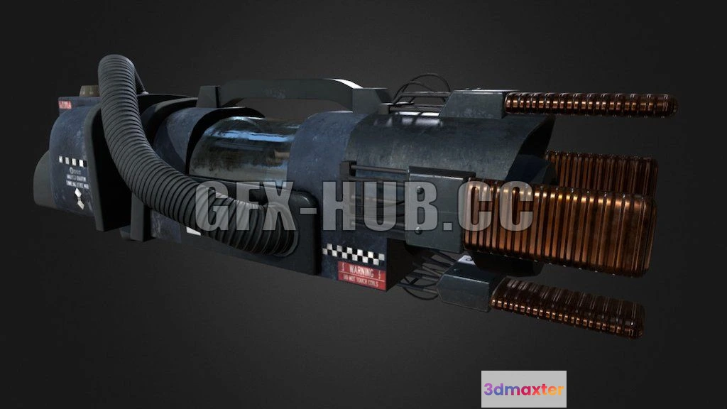 1186696 - PBR Game 3D Model - Mark III portalgun