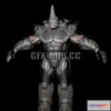 1186714 - PBR Game 3D Model - Marvels Spiderman The Rhino
