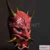 1186718 - PBR Game 3D Model - Mask Oni PBR