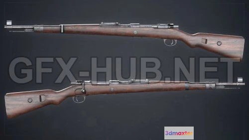 1186736 - PBR Game 3D Model - Mauser - Kar98k