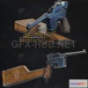 1186738 - PBR Game 3D Model - Mauser C96 PBR
