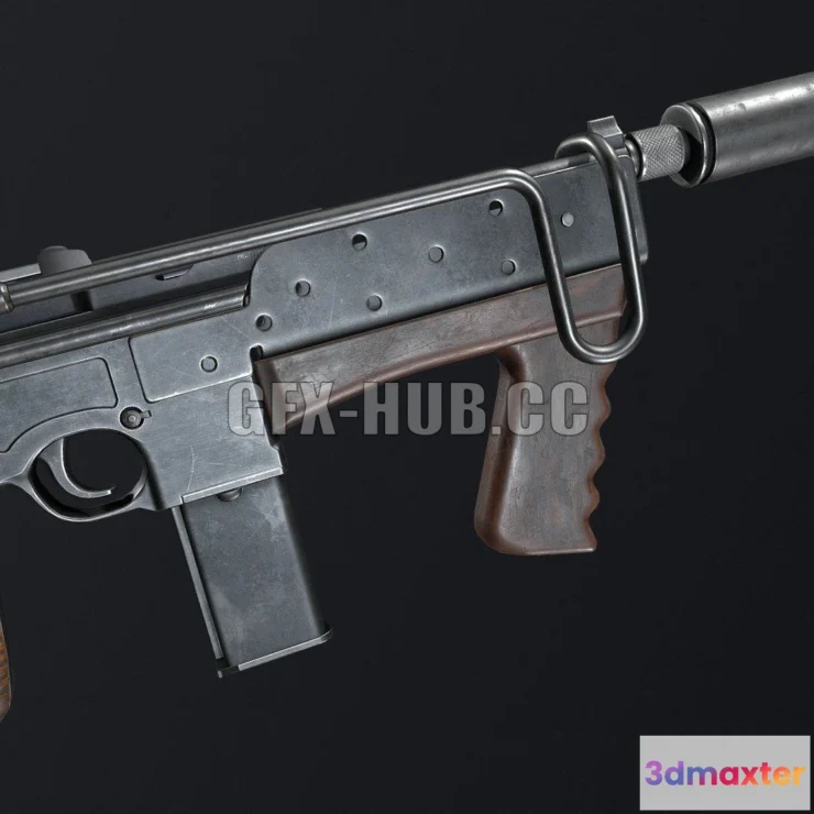 1186740 - PBR Game 3D Model - Mauser M712 Assault Carbine
