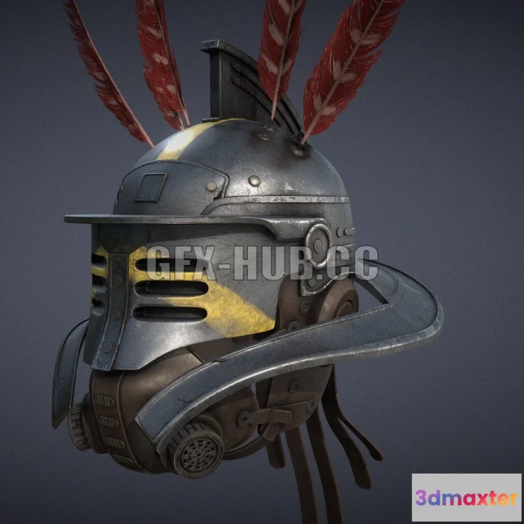 1186744 - PBR Game 3D Model - Maximus Helmet