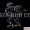 1186770 - PBR Game 3D Model - Mech Kaino
