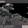 1186776 - PBR Game 3D Model - Mech Spider