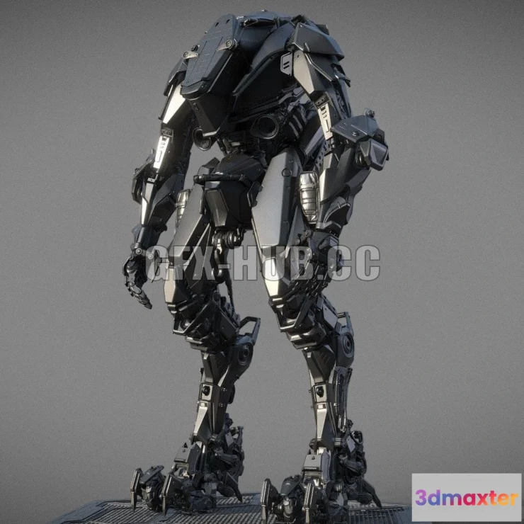 1186780 - PBR Game 3D Model - Mech