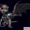 1186790 - PBR Game 3D Model - Mecha-white Fatalis