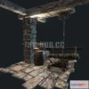 1186824 - PBR Game 3D Model - Medieval dungeon set