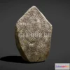 1186846 - PBR Game 3D Model - Medieval Viking Rock Decoration