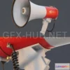 1186858 - PBR Game 3D Model - Megaphone Califone