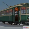 1186868 - PBR Game 3D Model - Melbourne X1 class tram 466 (max 2013 Vray)