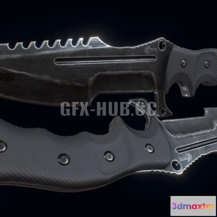 1186870 - PBR Game 3D Model - Melee Knives