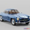 1186880 - PBR Game 3D Model - Mercedes benz 300 SL blend