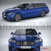 1186884 - PBR Game 3D Model - Mercedes E53 AMG Estate 2021