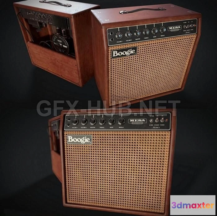 1186908 - PBR Game 3D Model - Mesa Boogie Mark I PBR