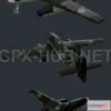 1186912 - PBR Game 3D Model - Messerschmitt Me.262