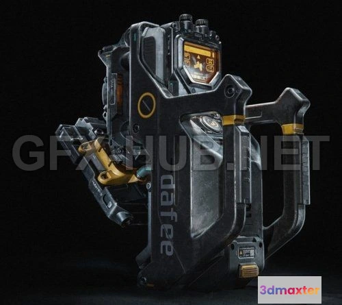 1186920 - PBR Game 3D Model - Metal Detector PBR