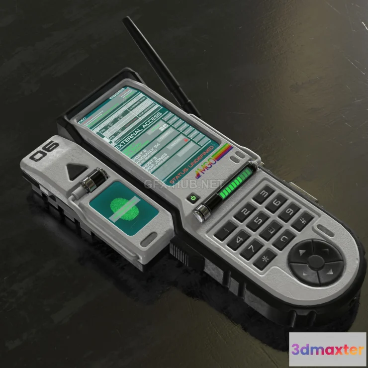 1186944 - PBR Game 3D Model - MGD-09 Programming Device