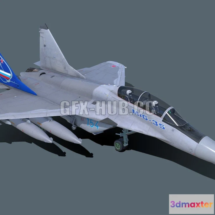 1186986 - PBR Game 3D Model - Mig-35
