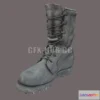 1187014 - PBR Game 3D Model - Military boot low poly