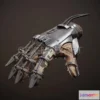 1187024 - PBR Game 3D Model - Military exoskeleton glove