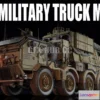 1187060 - PBR Game 3D Model - Military Truck Concept