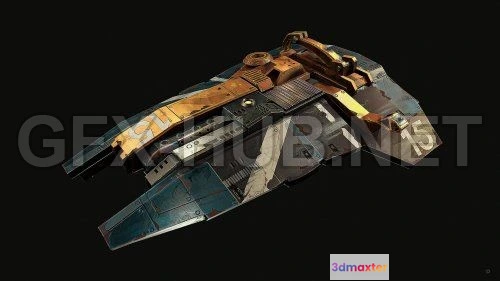 1187078 - PBR Game 3D Model - Minelayer Corvette PBR