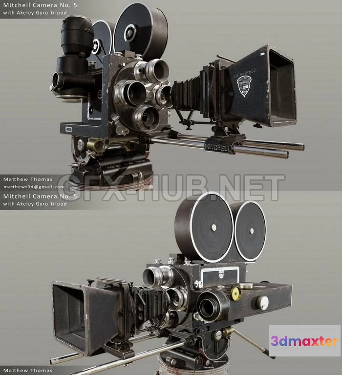 1187108 - PBR Game 3D Model - Mitchell Camera No 5