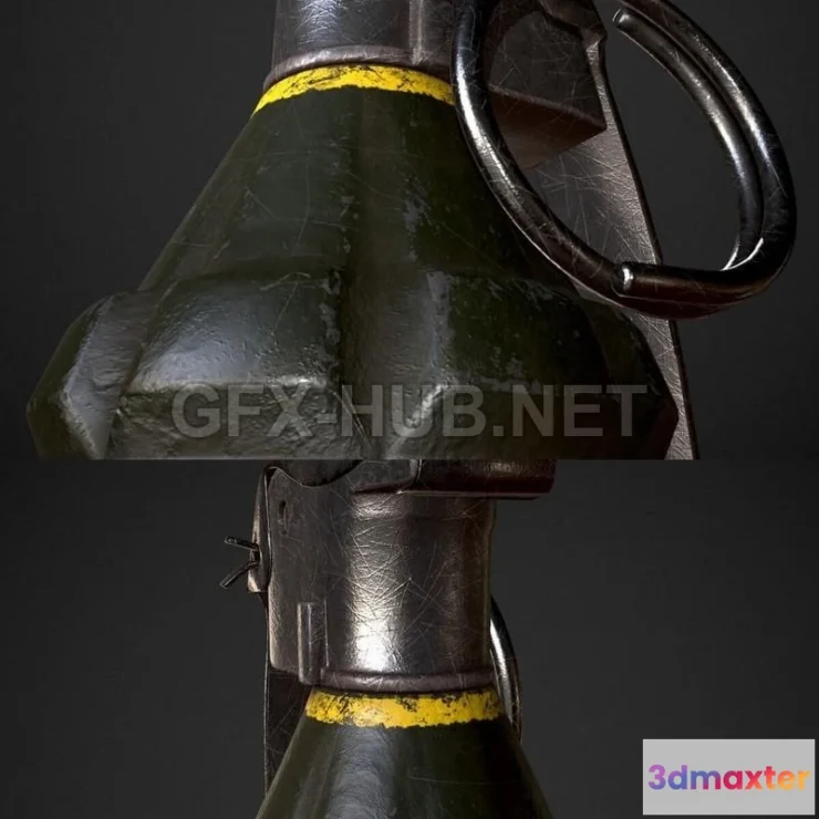 1187114 - PBR Game 3D Model - MK2 Grenade