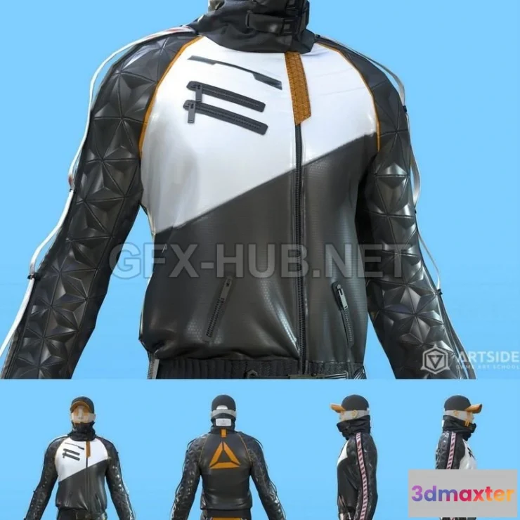 1187122 - PBR Game 3D Model - Modern Clothing