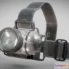 1187124 - PBR Game 3D Model - Modern headlamp flashlight on a strap da1 Low-poly