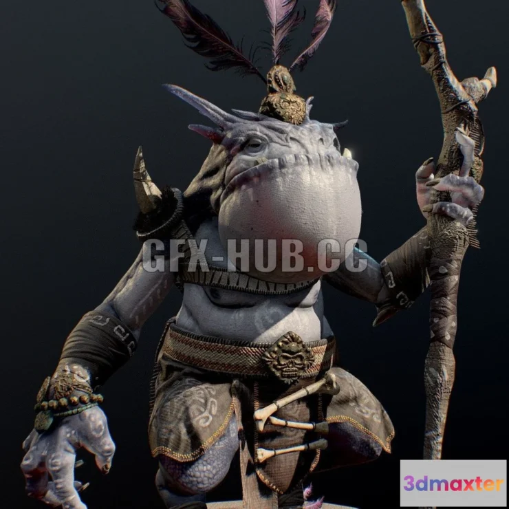 1187158 - PBR Game 3D Model - Moki