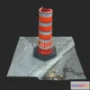 1187174 - PBR Game 3D Model - Montreal Traffic Cone