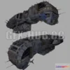 1187188 - PBR Game 3D Model - Morena smuggler ship