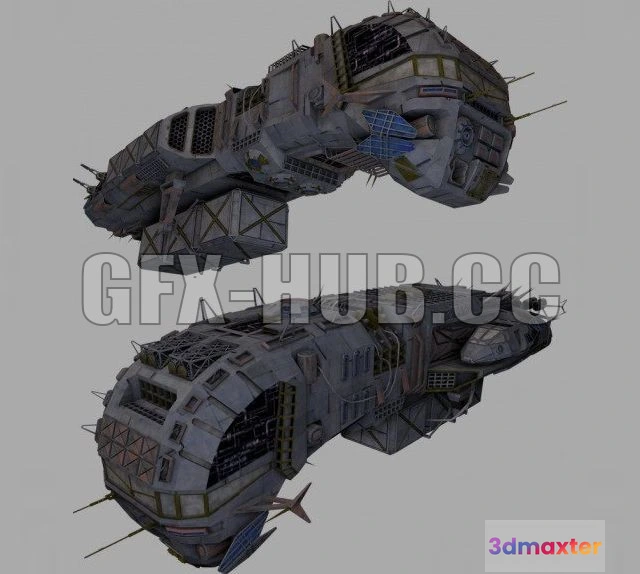 1187188 - PBR Game 3D Model - Morena smuggler ship