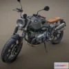 1187214 - PBR Game 3D Model - Motorbike raw photogrammetry scan
