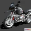 1187222 - PBR Game 3D Model - Motorcycle PUBG TrainHard concept Skin