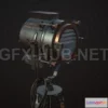 1187242 - PBR Game 3D Model - Movie Spotlight