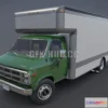 1187244 - PBR Game 3D Model - Moving box van