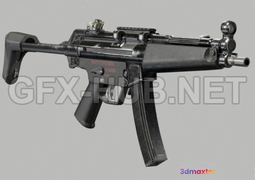 1187246 - PBR Game 3D Model - MP 5 A3 PBR