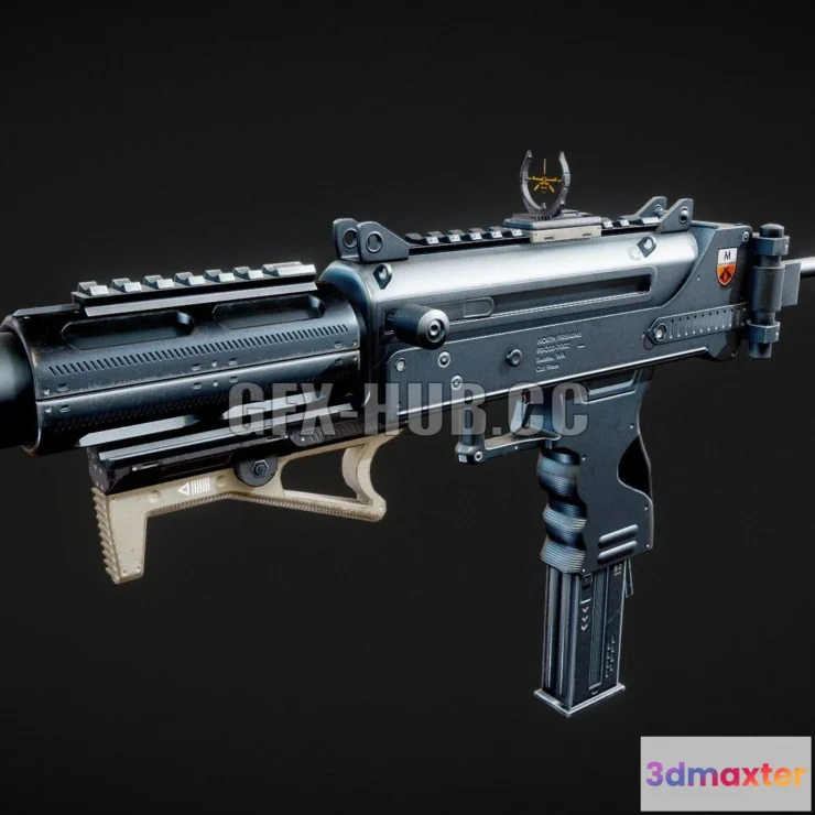 1187262 - PBR Game 3D Model - MP930 Variant
