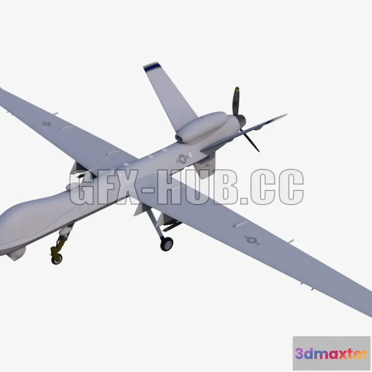 1187264 - PBR Game 3D Model - MQ-9 Reaper
