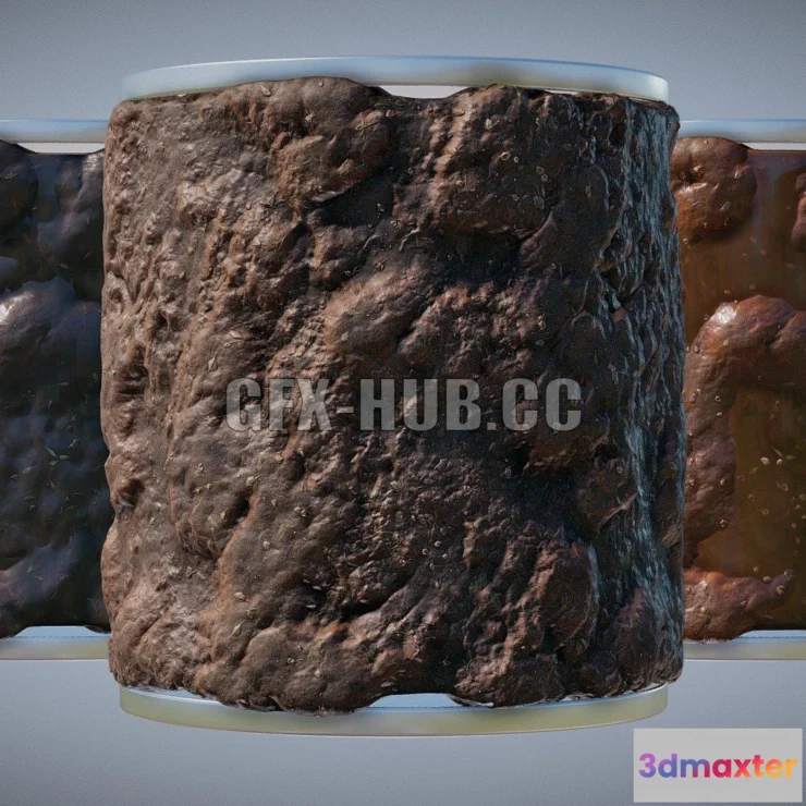 1187270 - PBR Game 3D Model - Muddy Soil