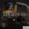 1187274 - PBR Game 3D Model - Mumbai Auto Rickshaw