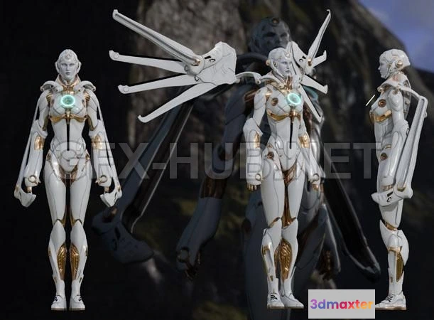 1187278 - PBR Game 3D Model - Muriel - Paragon