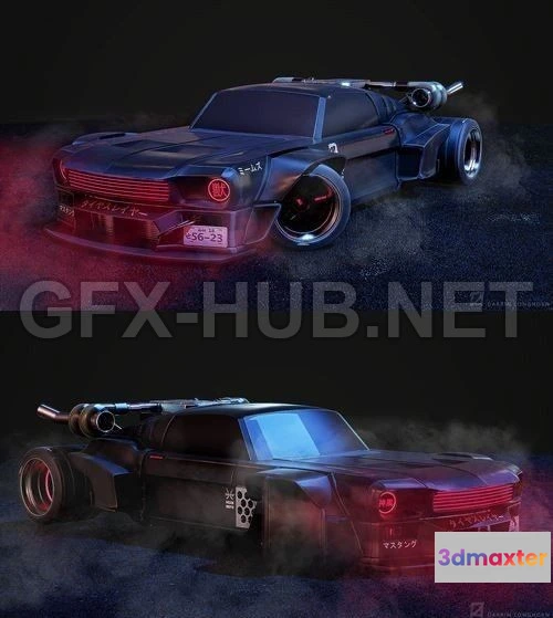 1187284 - PBR Game 3D Model - Mustang 2067