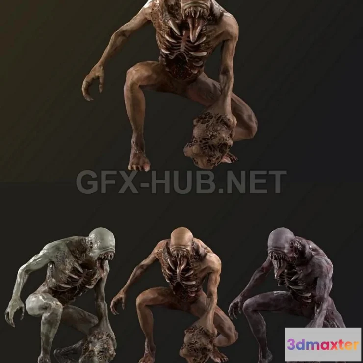 1187288 - PBR Game 3D Model - Mutant